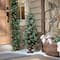 4ft. Pre-Lit Caroline Artificial Porch Christmas Tree, Warm White LED Lights